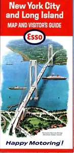 Hoja de ruta Esso 1965: ciudad de Nueva York y Long Island nuevo de lote antiguo - Imagen 1 de 1
