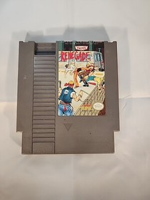 1986 Nintendo NES Renegade Video Game Cartridge | Authentic | Tested / Works !