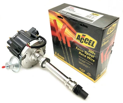 Cables de bujía Chevy HEI Distributor Race bloque pequeño y grande Chevrolet 350 454 Foto 1 de 3