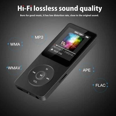 LETTORE PLAYER MP3 alluminio portatile hifi video musica FM radio registrazione - Immagine 1 di 4