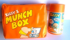 ZIGGY’S MUNCH BOX VINYL LUNCHBOX w/ THERMOS Tom Wilson Artist - Picture 1 of 13