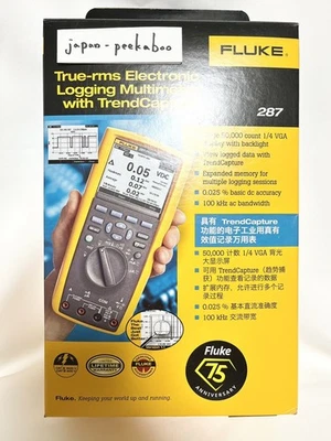 FLUKE 287 Electronic Logging Digital Trms Multimeter with Trendcapture - Bild 1 von 4