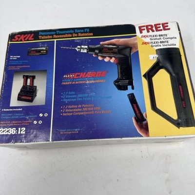 Skil 2236 3/8" 7.2V Cordless Drill & Driver Flexi-Charge Torque Clutch Complete - Photo 1/4