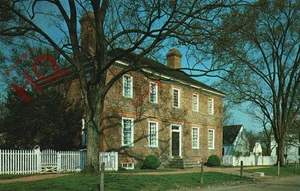Ansichtskarte -: Williamsburg, The George Wythe House - Bild 1 von 2