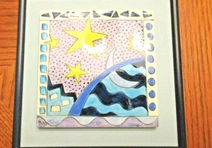 Ceramic Tile by Hagstrom - Mounted and Ready to Hang Beautiful  - Picture 1 of 3