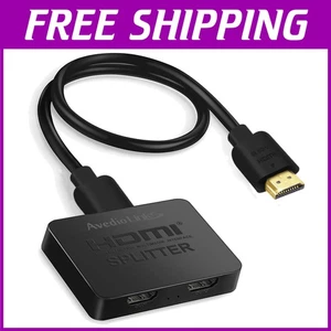 HDMI 2.1 Splitter 1 in 2 Out - 4ft Cable Included - Picture 1 of 11