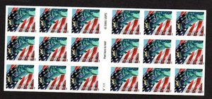 USA Scott 3975a Complete Self Adhesive Pane, ATM (39¢) Lady Liberty & Flag, NDN - Picture 1 of 1