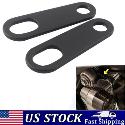 Soporte de reubicación de señal de giro negro apto para Harley Sportster 833 1200 Foto 1 de 4