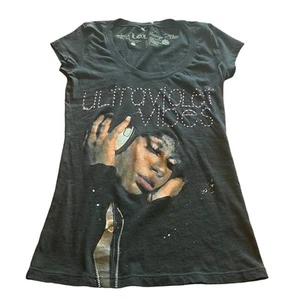 L.O.L. Camiseta Top Tejida Adornada Negra De Colección Mujer Talla XS - Imagen 1 de 8