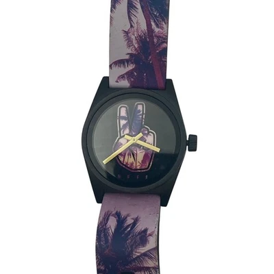 Reloj Neff Dailey Hombre Mujer 42mm Signo de la Paz - Batería Nueva - Banda Ajustable Foto 1 de 4