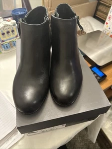 NUOVO ECCO EU taglia 38 stivaletto donna in pelle nero - US 7 - Foto 1 di 15