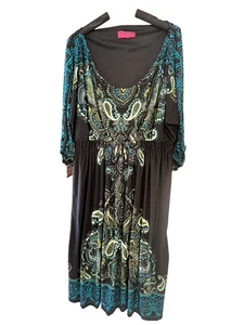 Melissa Masse Made to Measure  half sleeve dress - 3X - Picture 1 of 7