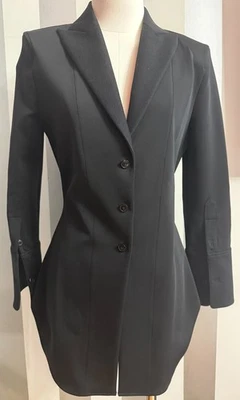 CHAQUETA CAMISA AJUSTADA NEGRA ALEXANDER WANG TALLA 4 Foto 1 de 4