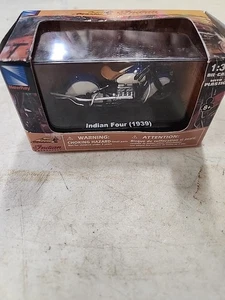 Indian Four 1939 Blue and White 1:32 Cast by Indian Motorcycles READ - Picture 1 of 5
