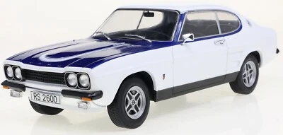 Auto In Scala 1:18 Gruppo MCG18294 Ford Capri MKI RS 2600 Bianco/Blu 1973 - Immagine 1 di 4