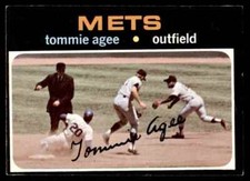 1971 Topps Tommie Agee #310 New York Mets EX