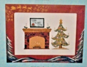 "A COZY CHRISTMAS" #117 Cr. St. Chart w/ Beads by Dew Dollies-released 2002-NLA - Picture 1 of 3