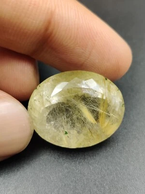39.20 Ct Crystal Rutile Quartz gemstone  H-22 - Image 1 of 4