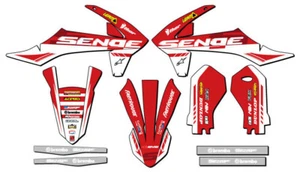 2021-2024 MC-E 5 RAVEN Red Senge Graphics Kit Compatible with GASGAS - Picture 1 of 10