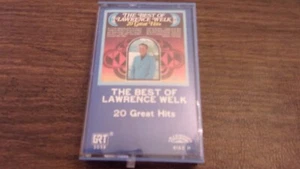 The Best Of Lawrence Welk 20 Great Hits Blue Audio Cassette Music Tape GRT - Imagen 1 de 4