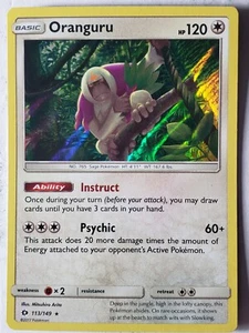 HOLO Oranguru 113/149 VLP - Tarjeta Pokémon Luna Sol $2 Envío Combinado - Imagen 1 de 2
