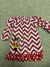 Girls Lilly Bow Peep Christmas tree dress size Large 4T 5T 4-5