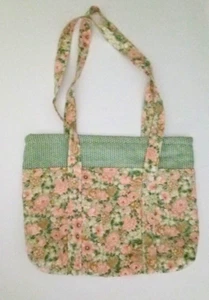 Handbag Shoulder Bag Women's Floral Cottage Core Boho Outer Pockets - Picture 1 of 3