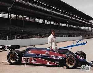 Foto autografiada firmada por Mario Andretti de 8x10 Beckett certificado de autenticidad BAS - Imagen 1 de 1