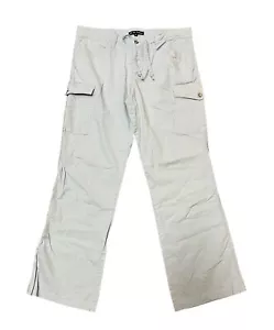 NaNa FasHion Pants womens 32x29 Soft Cotton Denim Style Light Blue Button Fly - Picture 1 of 6