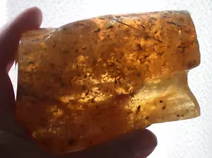 Affascinante LOTTO di Insetti in Ambra Copal Colombiana Fossile GIGANTE 226 grammi - Foto 1 di 24