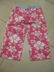 NIÑAS PANTALONES CORTOS DE SURF LARGOS 13 14 años damas 6 8 rosa floral bermudas playa utilitario - Imagen 1 de 10