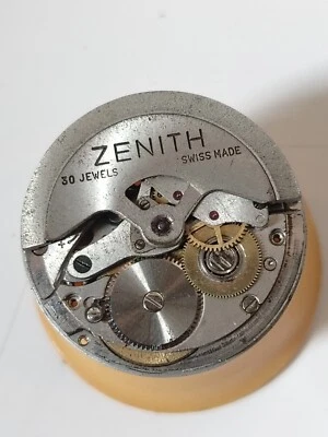 Zenith Automatic (Cal. 2542 PC) Movement Vintage For Parts Or Project  - Image 1 of 4