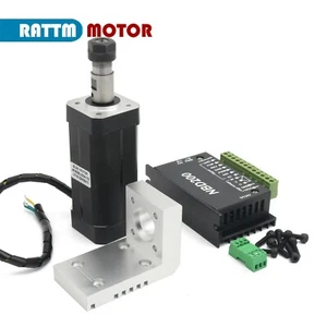 Controlador sin escobillas NBD200 + 104W DC BLDC motor cuadrado ER11 + soporte y tornillos CNC - Imagen 1 de 12