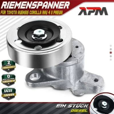 Polea tensora tensor correa acanalada para Toyota Avensis Corolla RAV 4 II - Imagen 1 de 4