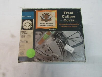 Harley-Davidson Chrome Caliper Right Brake Cover 2000-2003 XL Dyna 43725-00 - Image 1 of 4