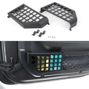 2PCS Front Door Pocket Side Storage Box Organizer For Jeep Wrangler JL JT 2018+ - Picture 1 of 12