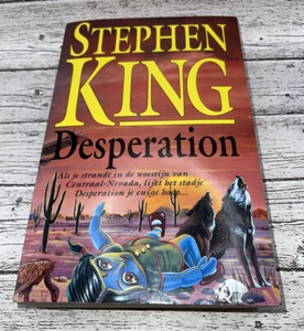 1996 Stephen King Desperation Taschenbuch niederländische Version mit seltenem Cover Art - Bild 1 von 5