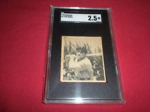 Tarjeta de béisbol Yogi Berra 1948 Bowman #6 SGC 2,5 - Imagen 1 de 3