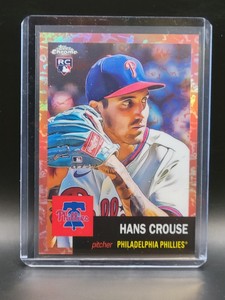 2022 Topps Chrome Platinum Anniversary  Hans Crouse Toile Rose Gold RC /75