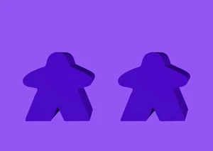 Purple Meeple Token Bag - Picture 1 of 1