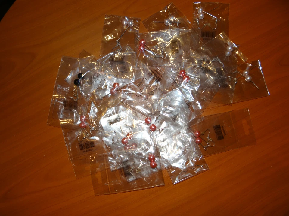 Perlenohrstecker 20 Stück Modeschmuck - Bild 1 von 1