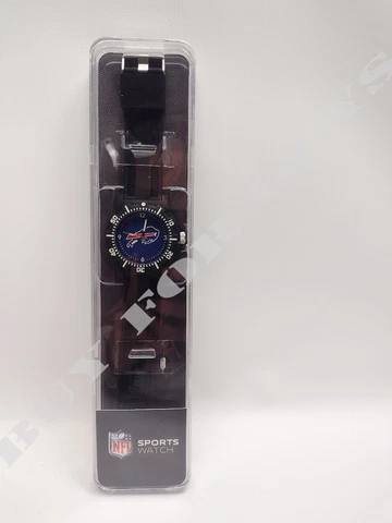 Buffalo Bills Men's Black Watch - (NFL) Model Three Cover