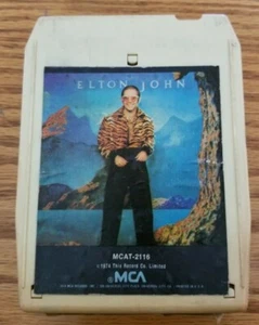 Vintage 8 Track Elton John ‎Caribou MCA Records MCAT-2116 '74 - Imagen 1 de 3