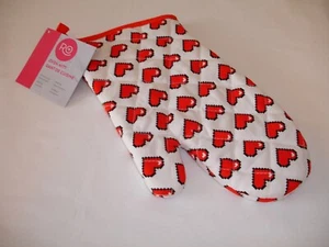 Neu! Holiday Hearts Crazy Hearts Valentine Ofenhandschuh Küchenhandschuh Ofenhandschuh - Bild 1 von 3