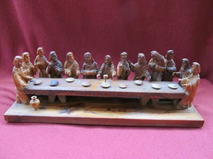 Das letzte Abendmahl Jerusalem Holz geschnitzt - Bild 1 von 24
