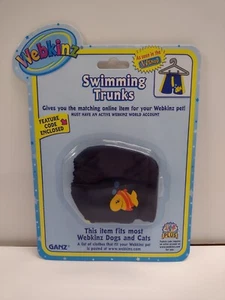 Ganz Webkinz Blue Swimming Trunks New Sealed Unused Code - Picture 1 of 1