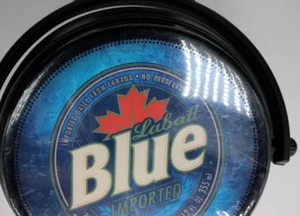 Labatt Blue Rotating Bar Light Sign 21”x 23” (See Video Of It Working & Moving) - Picture 1 of 11