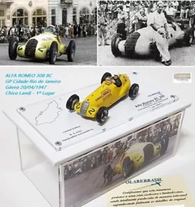 MINIATURE VOLAREBRASIL 1/43 ALFA ROMEO 308 8C CHICO LANDI GP GÁVEA BRASIL 1947 - Picture 1 of 12