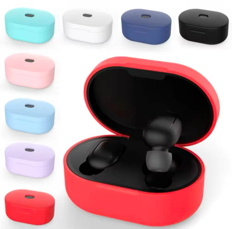 Silicone Case for Xiaomi Redmi Airdots 1/2 - Protective & Lightweight Cover - Image 1 of 4