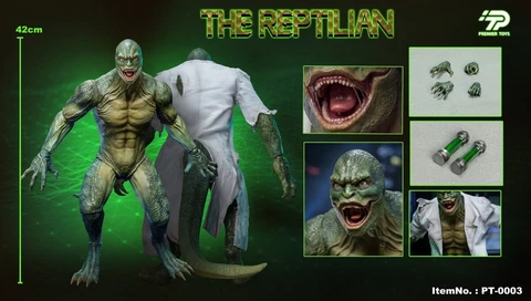 New PREMIER TOYS PT-0003A 1/6 The Reptilian The Lizard Dr. Connors Action Figure Cover